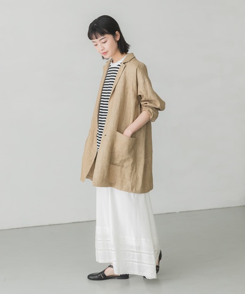 かぐれ（カグレ）の「リネンテーラードジャケット（テーラード