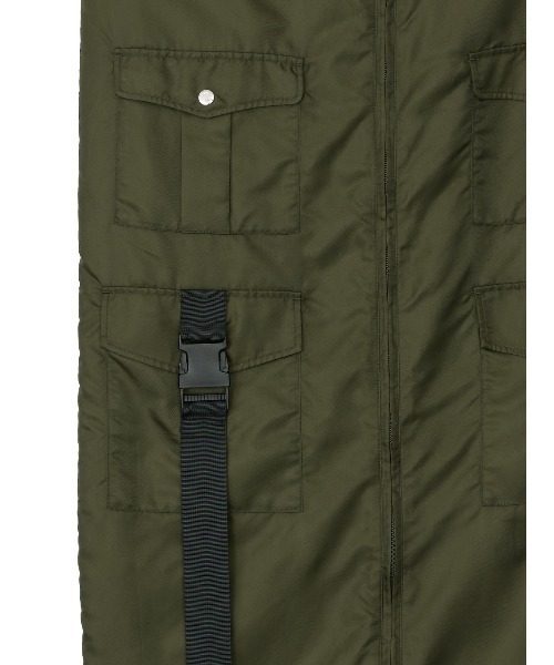 Ameri（アメリ）の「MILITARY WORK I LINE DRESS（ワンピース）」 - WEAR