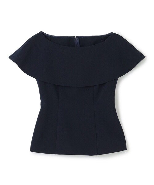 プルーフ ダブルクロス ラッフル ブラウス（シャツ/ブラウス