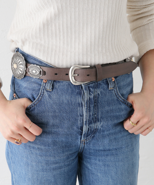 セール】【PUNTOVITA/プントヴィータ】コンチョベルト（ベルト