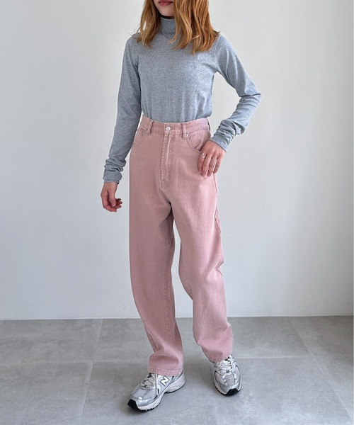 在庫限り》フラッシャー付オリジナルストレートデニム（デニムパンツ