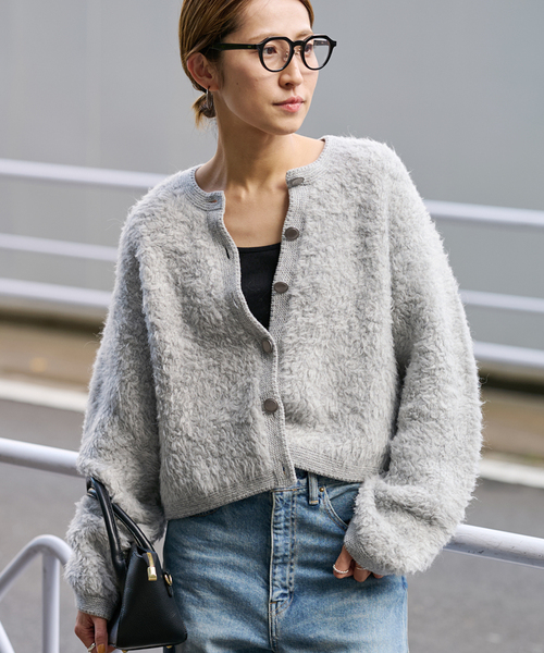 FRAMeWORK（フレームワーク）の「≪追加≫シャギーニットカーディガン