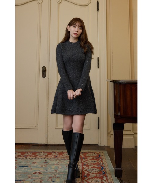 Her lip to（ハーリップトゥー）の「Twinkle Flare Mini Dress