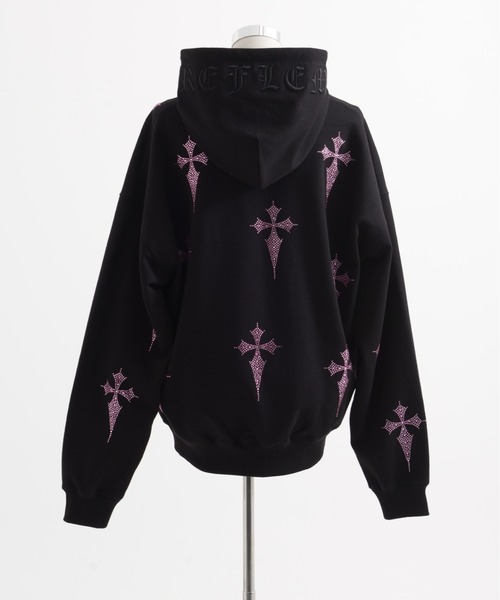 REFLEM（レフレム）の「『REFLEM/レフレム』クロス総柄ラインストーン