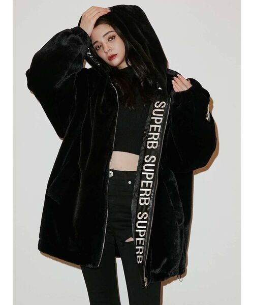 GYDA（ジェイダ）の「SUPERB フェイクファー BIG ブルゾン（ブルゾン