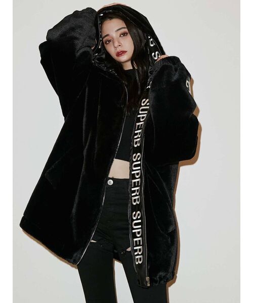 GYDA（ジェイダ）の「SUPERB フェイクファー BIG ブルゾン（ブルゾン
