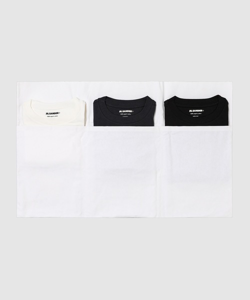 T-SHIRT SS 3 PACK（Tシャツ/カットソー）｜JIL SANDER（ジルサンダー