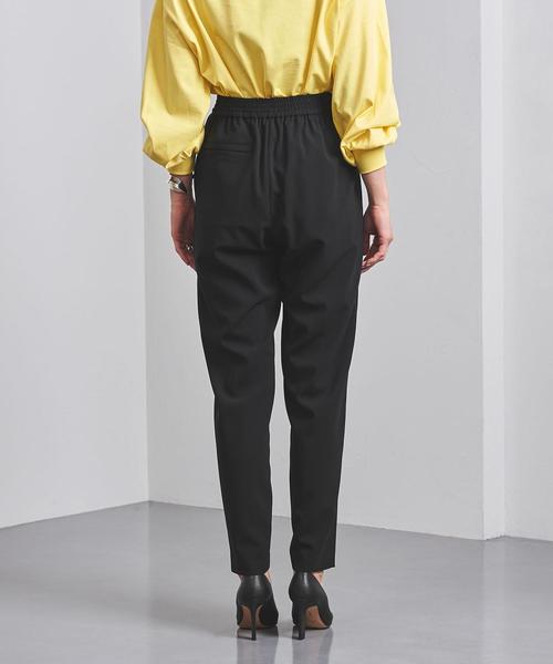 HYKE（ハイク）の「＜HYKE（ハイク）＞ブラック テーパードパンツ