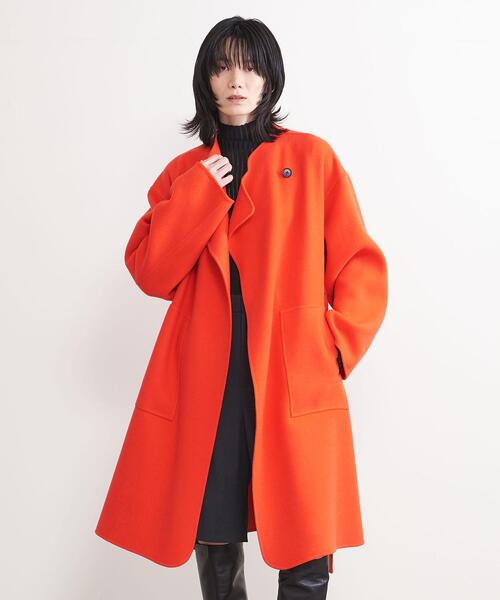 ☆美品クリーニング済み☆AEWEN MATOPH スリットベルテッドリバーコート AEWEN MATOPH（イウエン マトフ）の「＜AEWEN MATOPH＞スリット