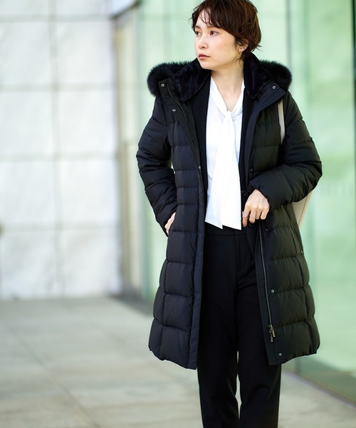 INDIVI（インディヴィ）の「◇【定番人気！/名品コート/撥水】ロング