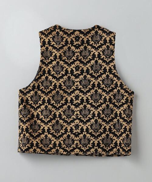 6（ロク）の「＜6(ROKU)＞カットパイル ジャカード ベスト（ベスト