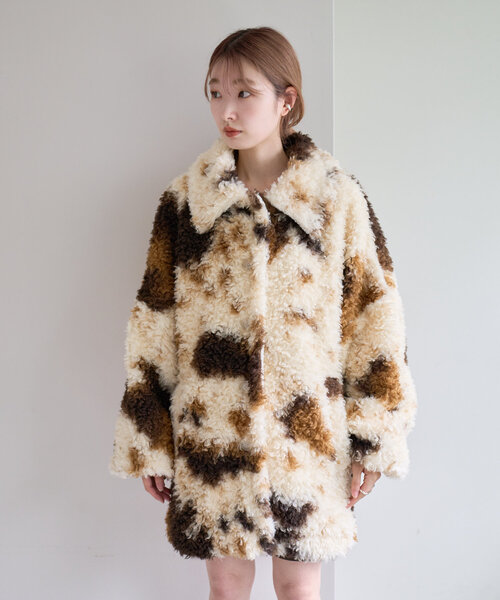 Kastane（カスタネ）の「*COWカールシャギーコート（その他アウター