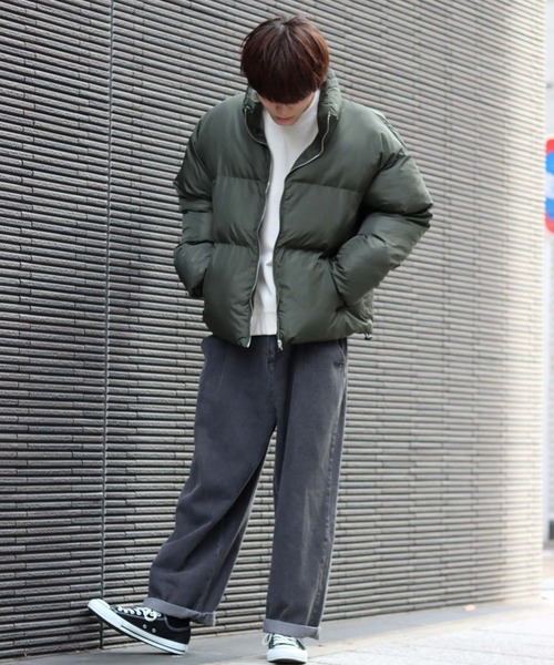 セール】【別注】oversize fiber down jacket/オーバーサイズ