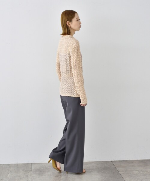 CODE A（コードエー）の「◇CODE A｜shrink lace blouse（シャツ