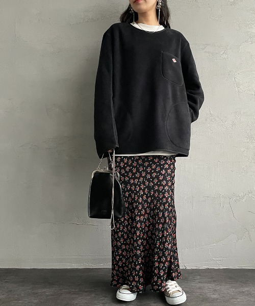 DANTON/ダントン] フリース ノーカラープルオーバー（その他アウター