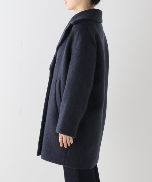 IENA（イエナ）の「ウールモヘヤシャギーコート（チェスターコート