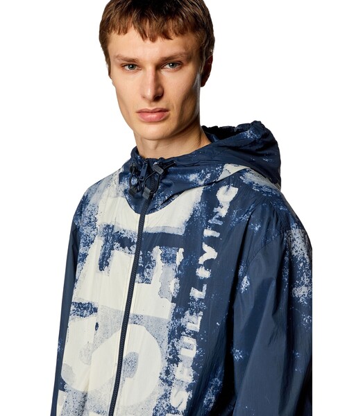 セール】メンズ ジップアップジャケット J-WARRETT-LOGO-LOGO