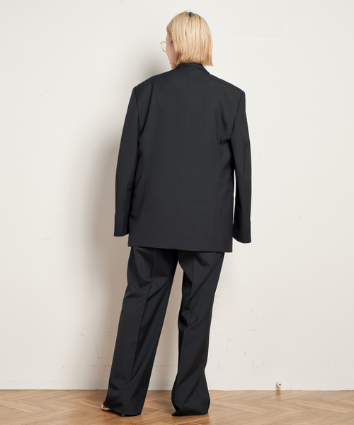 セール】【TONYWACK/トニーワック】Light Wool Pleated Wide Trouser