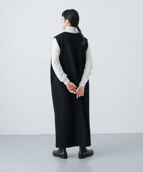 かぐれ（カグレ）の「ウールタックジャンパースカート（ワンピース