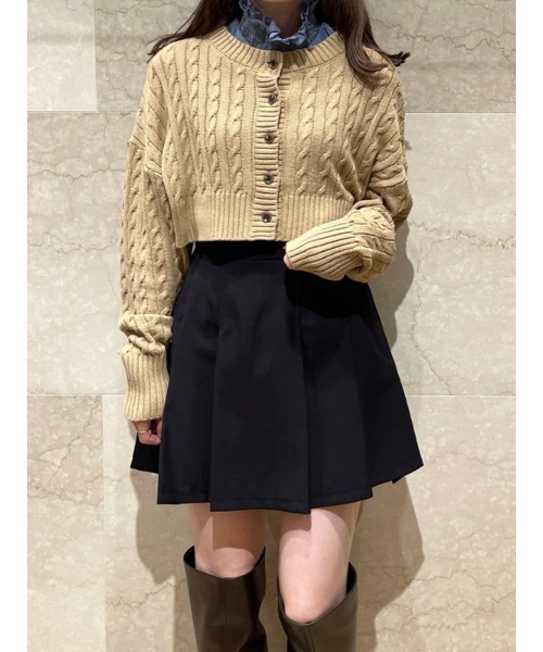 SNIDEL（スナイデル）の「プリーツスカショーパン（その他パンツ