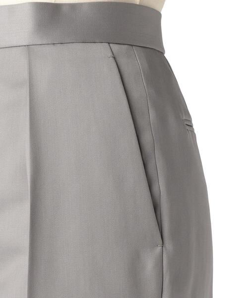 Drawer（ドゥロワー）の「Drawer ウールモヘヤサテンタックパンツ