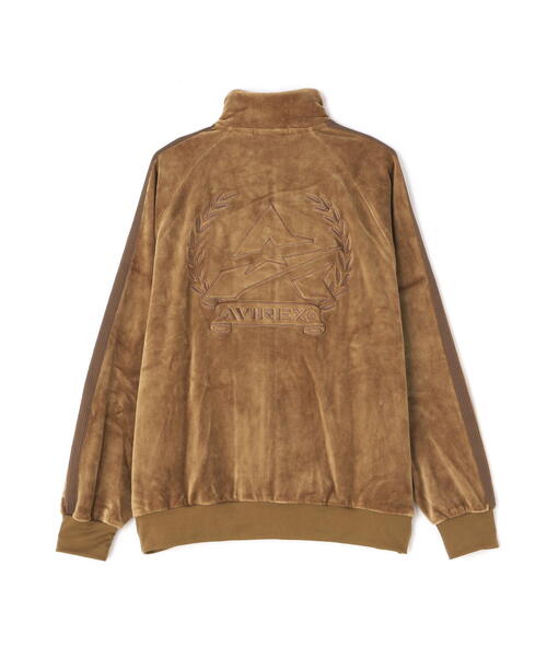 AVIREX（アヴィレックス）の「VELOUR TRACK JACKET / ベロア トラック
