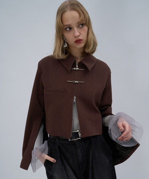 KANAGUチャイナショートブルゾン(HARE)（ブルゾン）｜HARE（ハレ）の