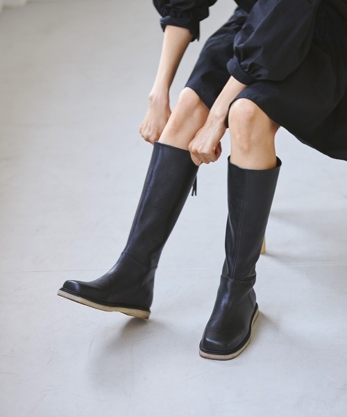 TODAYFUL（トゥデイフル）の「バッグジップロングブーツ（ブーツ