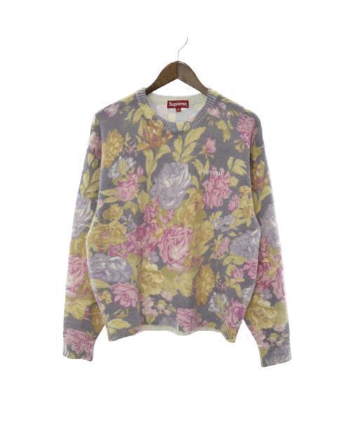 ブランド古着】クルーネックニットセーター 花柄（ニット/セーター