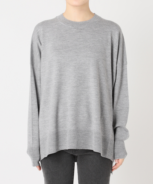 セール】《一部WEB限定追加 / 新色》BiellaYarnワイドクルーネックプル