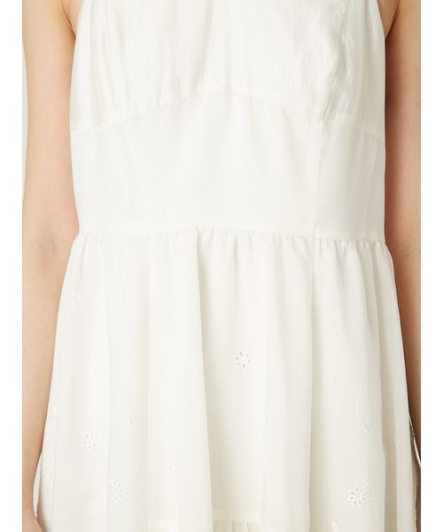 FRAY I.D（フレイアイディー）の「カットワークレースティアードキャミ