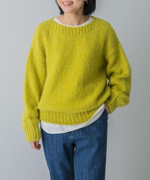 セール】『別注』TRICOTS JEAN MARC×DOORS boat neck loose knit