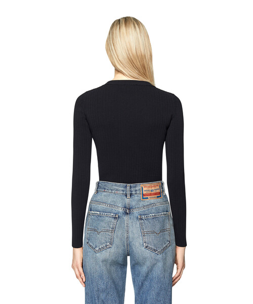 DIESEL（ディーゼル）の「レディース 長袖トップス リブ アイコニック
