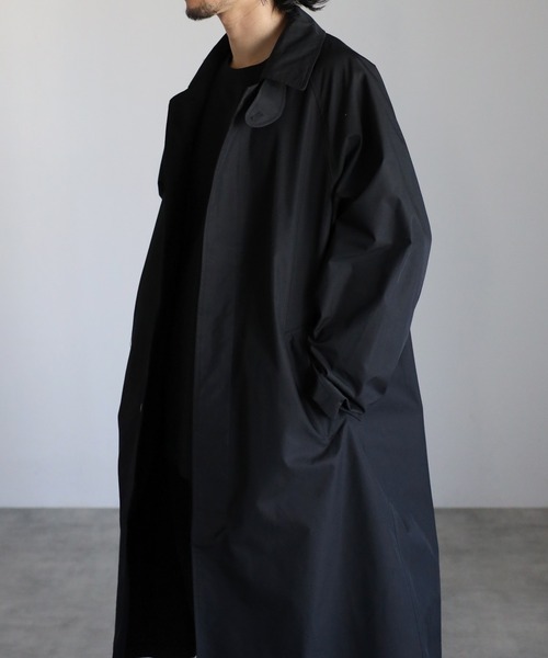 セール】【2WAY】 オーバーサイズ ルーズ ステンカラースタンドロング