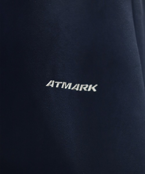 2サイズ展開 / UNISEX 》ATMARKスエードトラックジャケット アーム