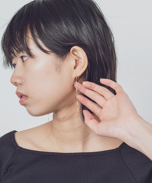 Jouete（ジュエッテ）の「○K10YG チェーン ピアス（ピアス（両耳用