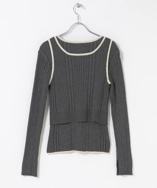 セール】『洗濯可』2WAYニットアンサンブル（ニット/セーター）｜SENSE