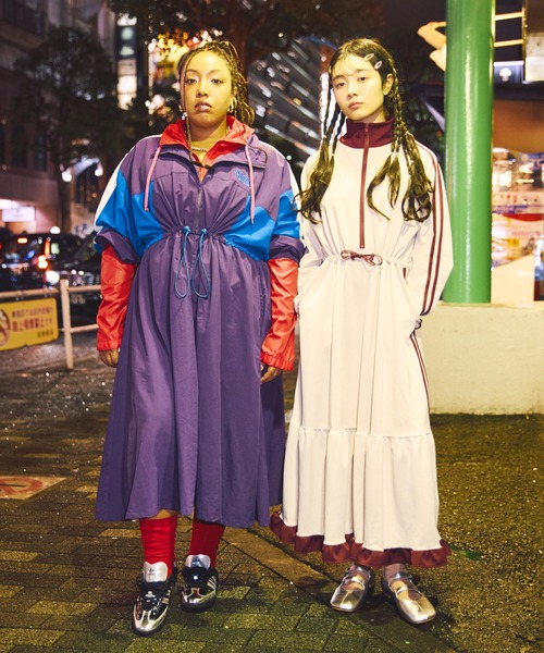 フリルジャージワンピース（ワンピース）｜PUNYUS（プニュズ）の