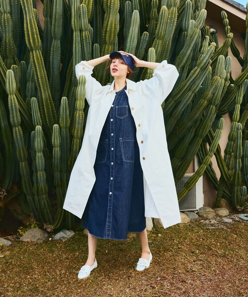 セール】vintage likeステンカラーコート（ステンカラーコート