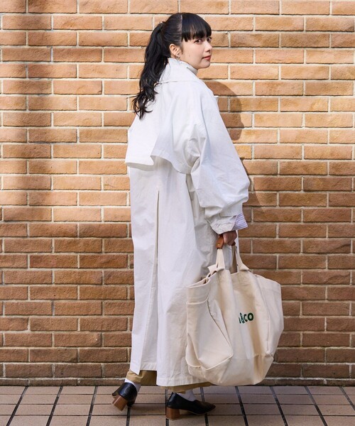 セール】vintage likeステンカラーコート（ステンカラーコート