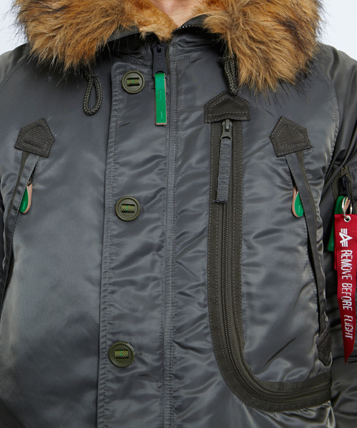 N3B ALPHA × XLARGE × キースヘリングコラボJKT Sサイズ XLARGE