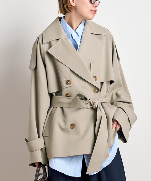 belted trench coat（トレンチコート）｜AP STUDIO（エーピー