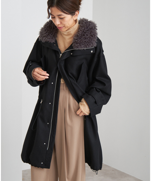 IENA（イエナ）の「ウーステッドフランネルモッズコート（モッズコート