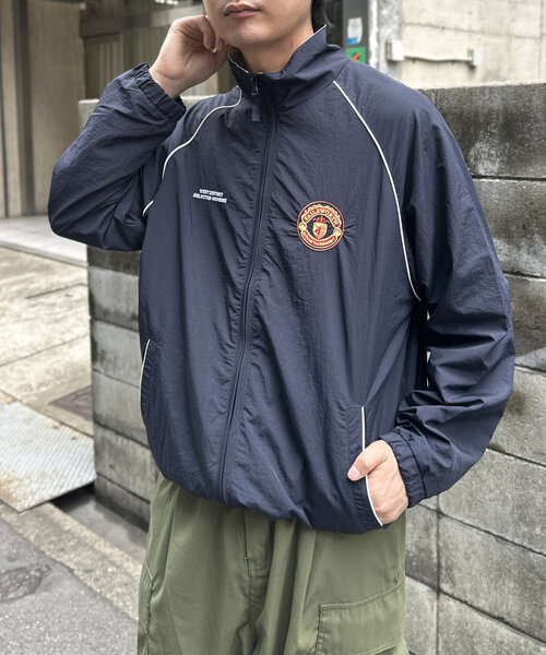 CPCM（シーピーシーエム）の「胸刺繍ナイロンジャケット（ブルゾン