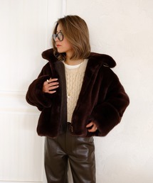 ALEXIA STAM（アリシアスタン）の「Fake Fur Jacket / フェイクファー