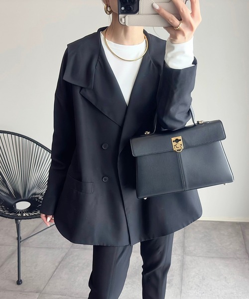 セーラーカラーライトジャケット（その他アウター）｜Bonjour Sagan