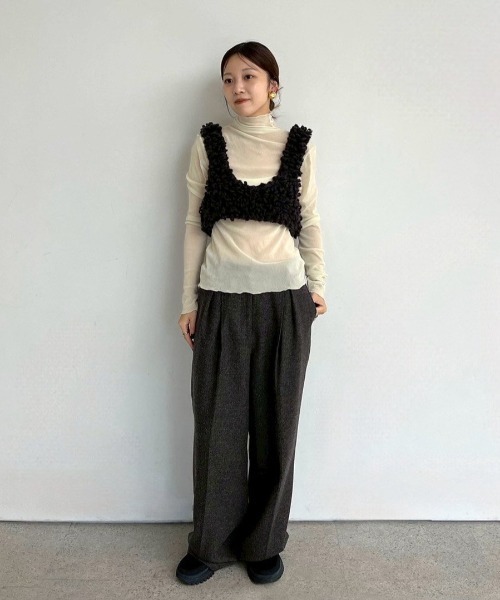 anuke（アンヌーク）の「Loop Knit Vest（ベスト）」 - WEAR