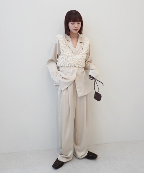 anuke（アンヌーク）の「Loop Knit Vest（ベスト）」 - WEAR