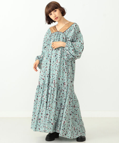 mmts（マミタス）の「mmts / 三毛猫柄ワンピース（ワンピース）」 - WEAR