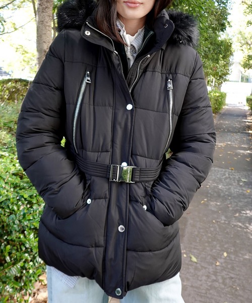 MICHAEL KORS（マイケルコース）の「ベルテッド フォー ジップ ダウン